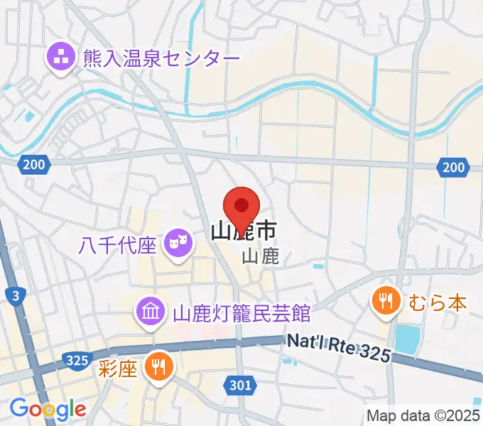 山鹿市民交流センターの地図