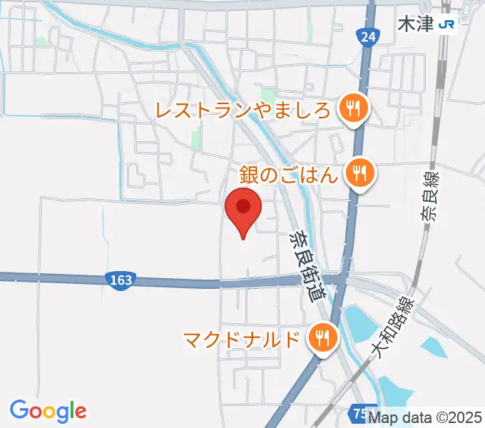 木津川市中央交流会館（いずみホール）の地図