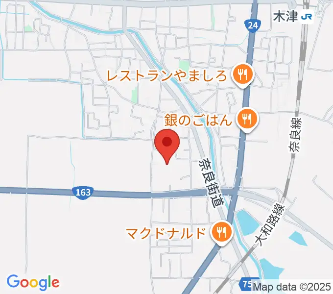 木津川市中央交流会館（いずみホール）の地図