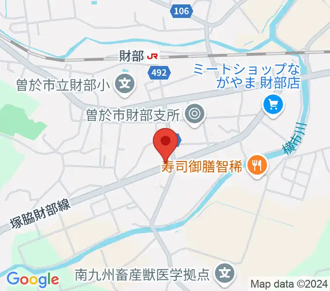 財部きらめきセンターの地図