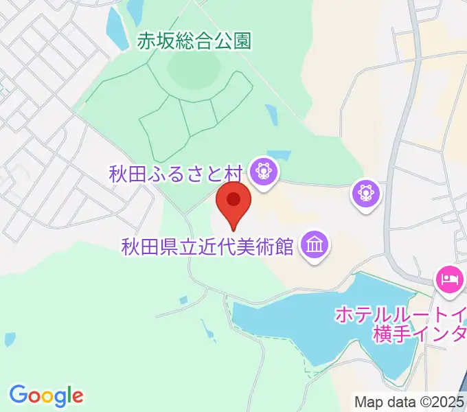 秋田ふるさと村ドーム劇場の地図