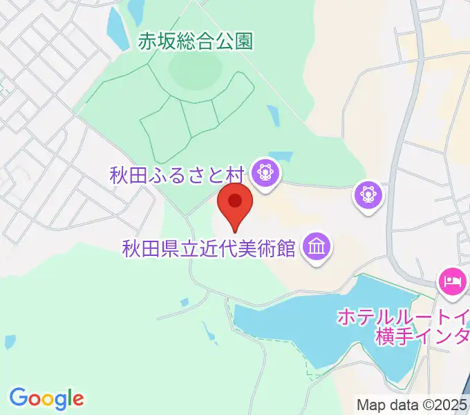 秋田ふるさと村ドーム劇場の地図