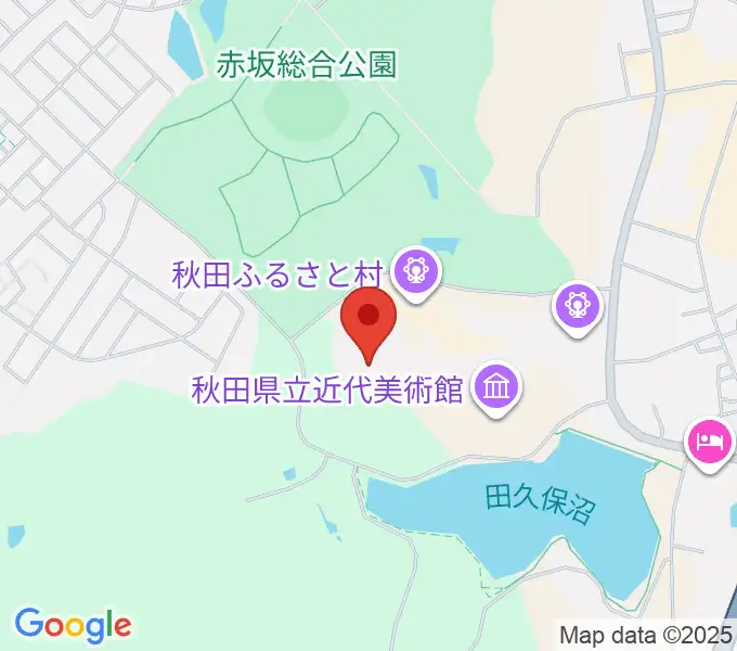 秋田ふるさと村ドーム劇場の地図