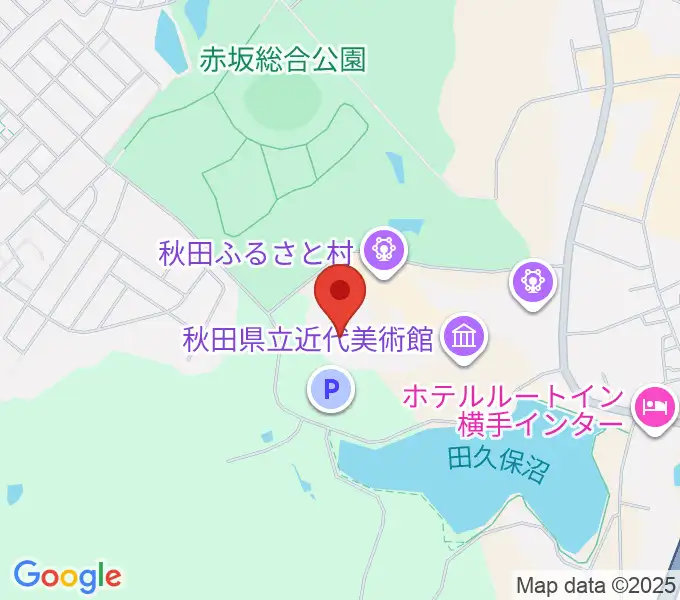 秋田ふるさと村ドーム劇場の地図
