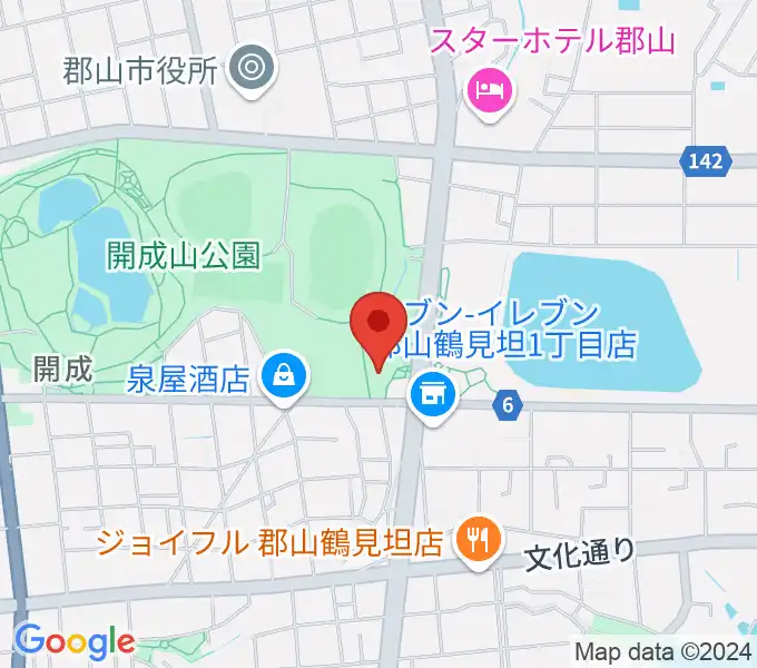 ミューカルがくと館の地図