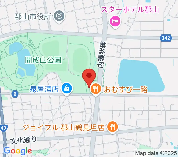 ミューカルがくと館の地図