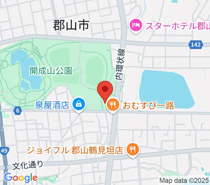 ミューカルがくと館の地図