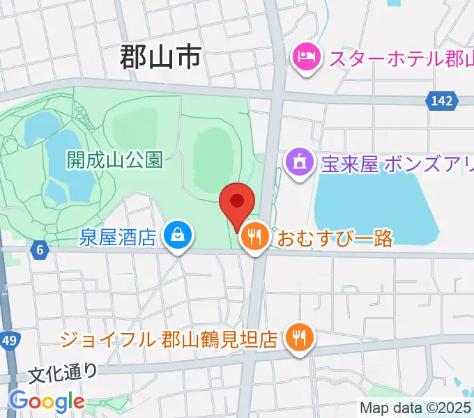 ミューカルがくと館の地図