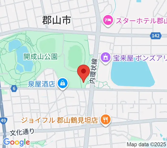 ミューカルがくと館の地図