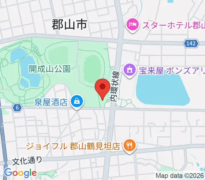 ミューカルがくと館の地図
