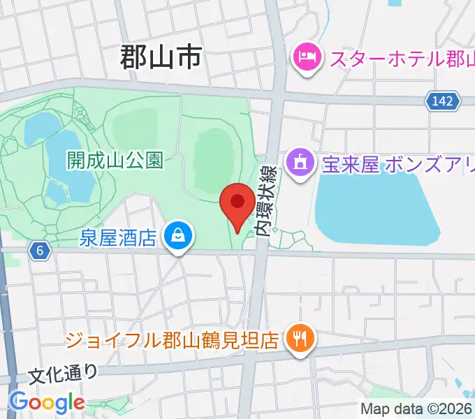 ミューカルがくと館の地図