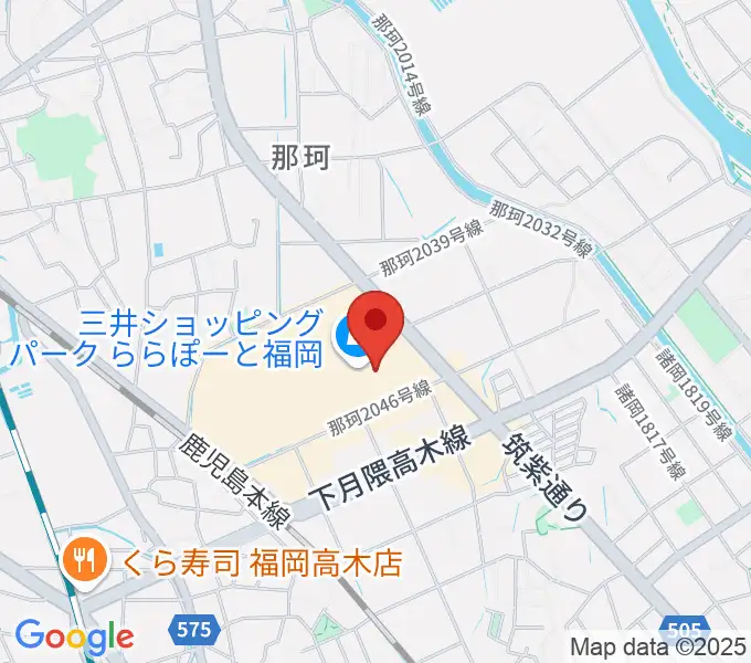 TOHOシネマズららぽーと福岡の地図