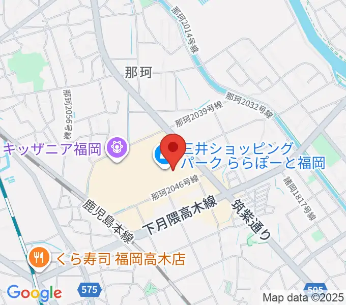 TOHOシネマズららぽーと福岡の地図