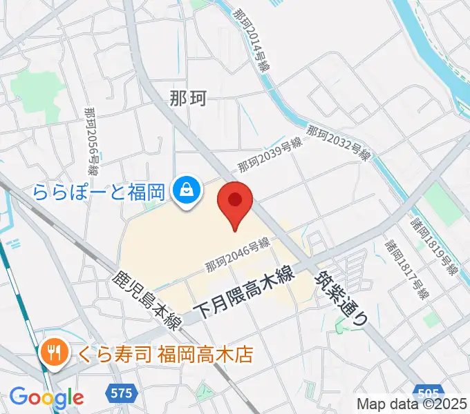 TOHOシネマズららぽーと福岡の地図
