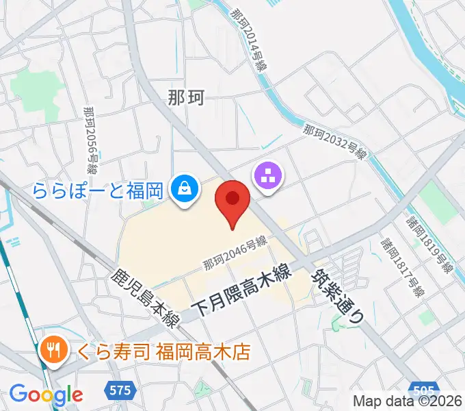 TOHOシネマズららぽーと福岡の地図
