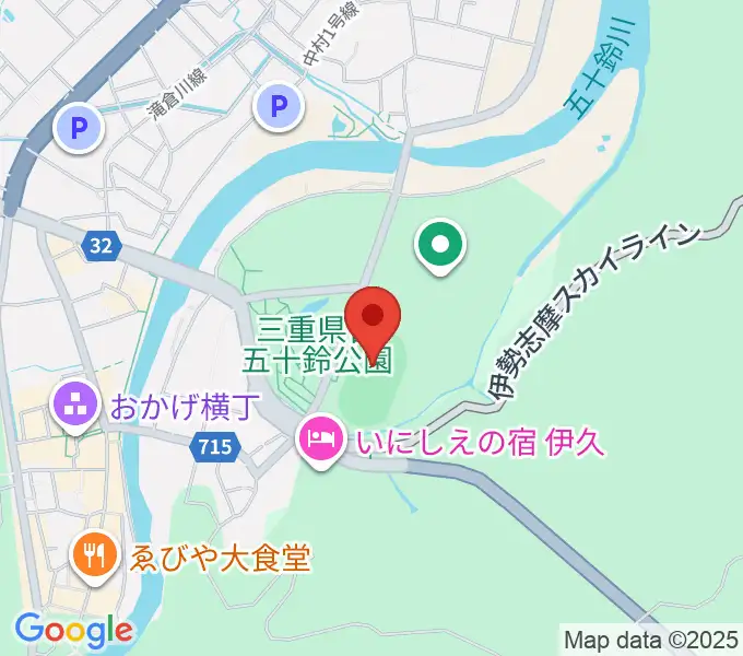 三重交通Gスポーツの杜伊勢第二陸上競技場の地図