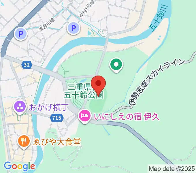 三重交通Gスポーツの杜伊勢第二陸上競技場の地図