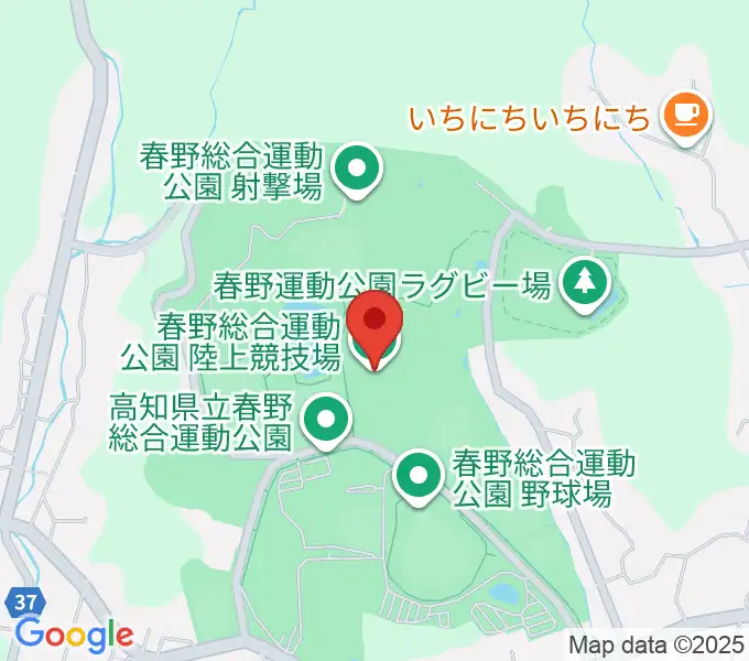 GIKENスタジアムの地図