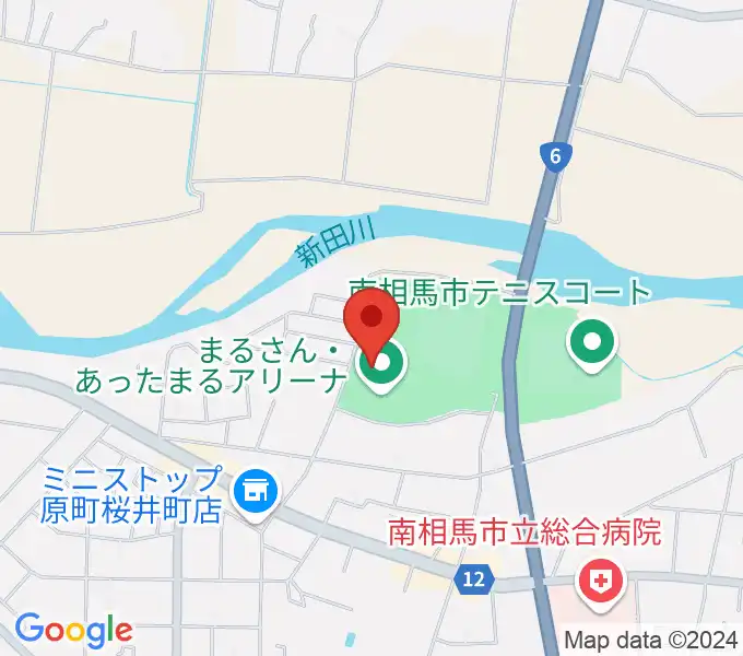 まるさん・あったまるアリーナの地図