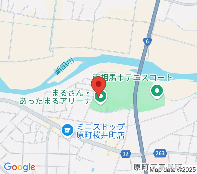 まるさん・あったまるアリーナの地図