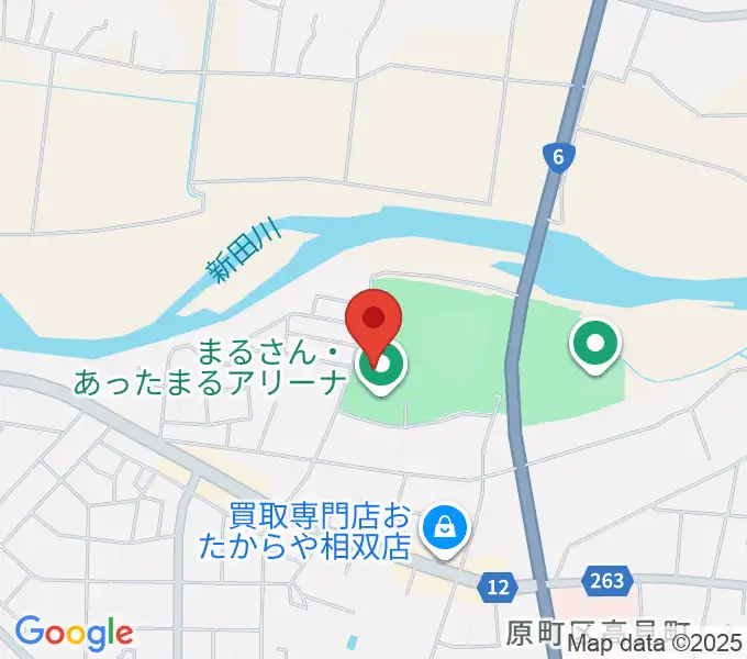 まるさん・あったまるアリーナの地図