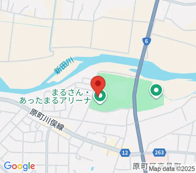 まるさん・あったまるアリーナの地図