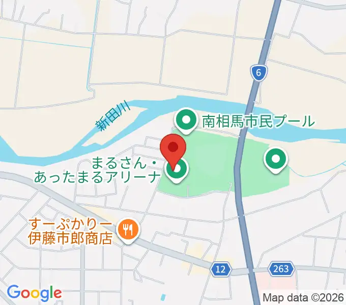 まるさん・あったまるアリーナの地図