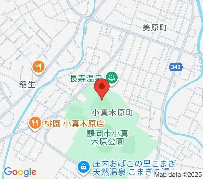 WaTaRaI鶴岡ドリームスタジアムの地図