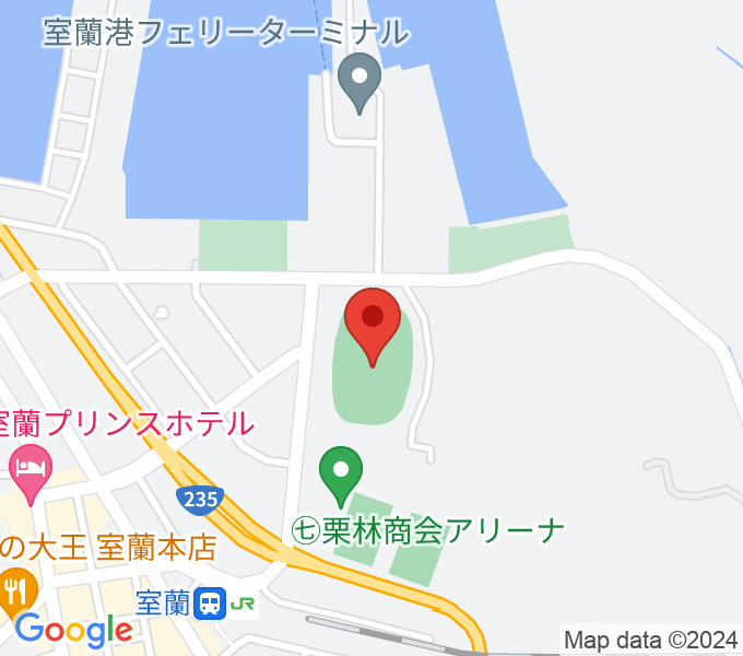 入江運動公園陸上競技場の場所