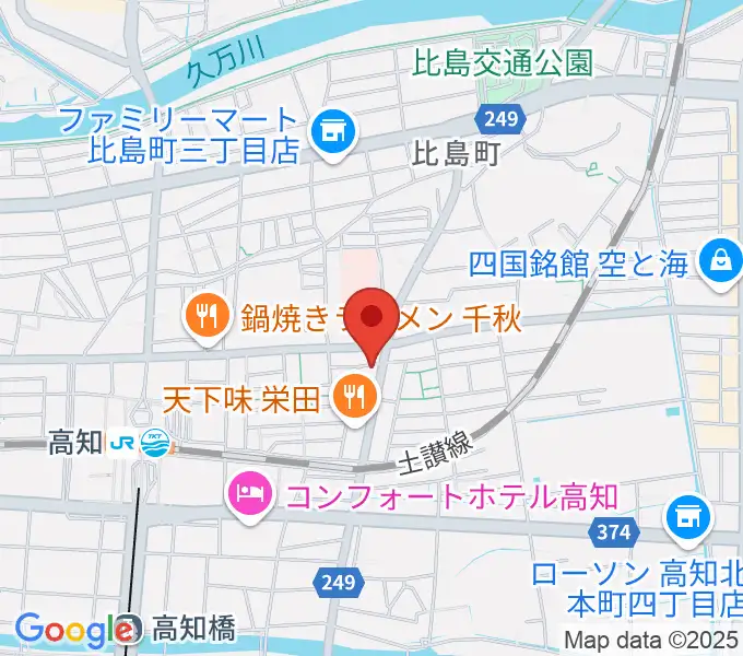 プレイヤーズラボの地図
