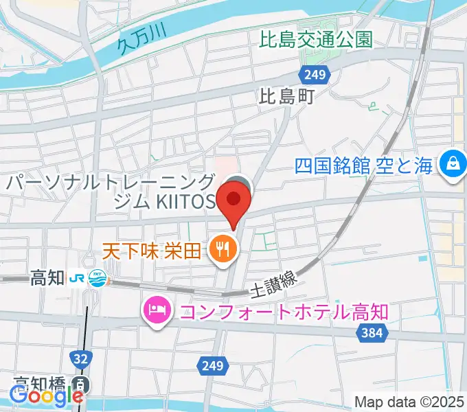 プレイヤーズラボの地図