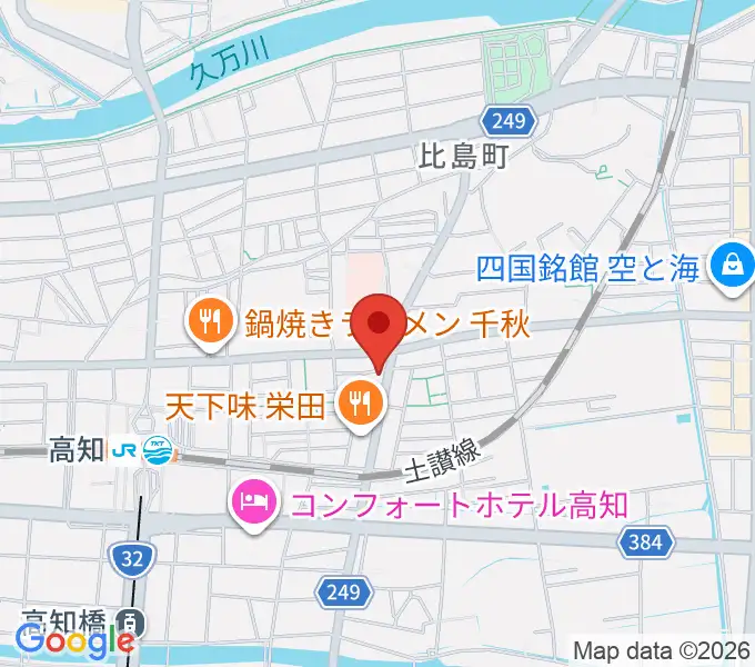 プレイヤーズラボの地図