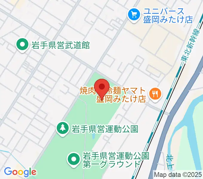 純情産地いわてトラフィールの地図
