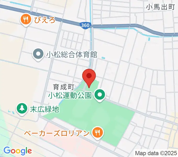 義経アリーナの地図