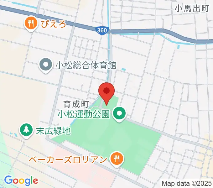 義経アリーナの地図