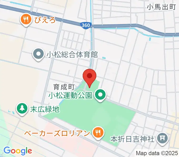 義経アリーナの地図