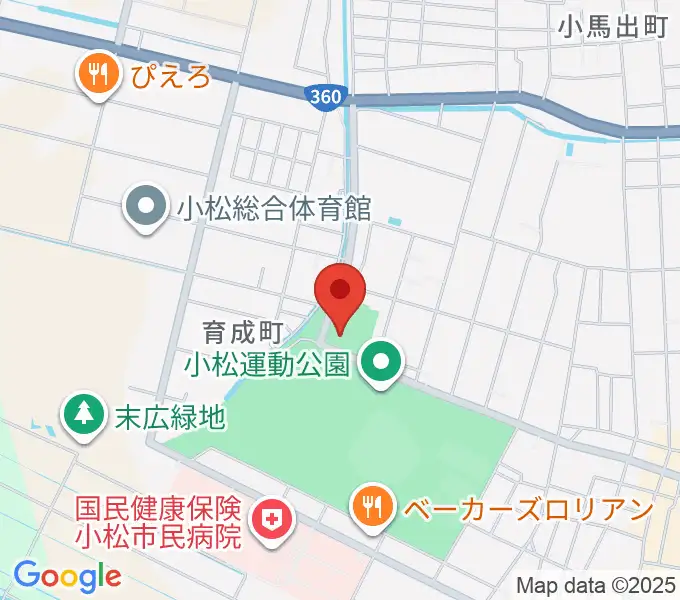 義経アリーナの地図