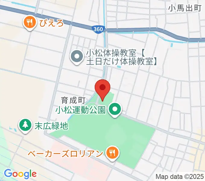 義経アリーナの地図