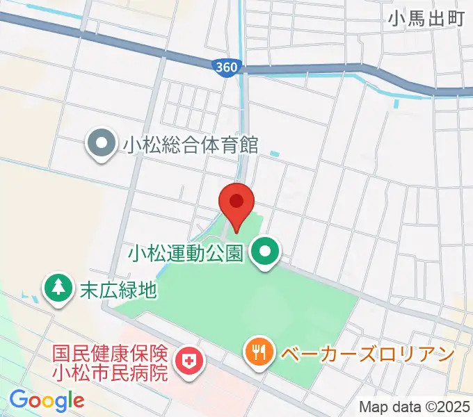 義経アリーナの地図