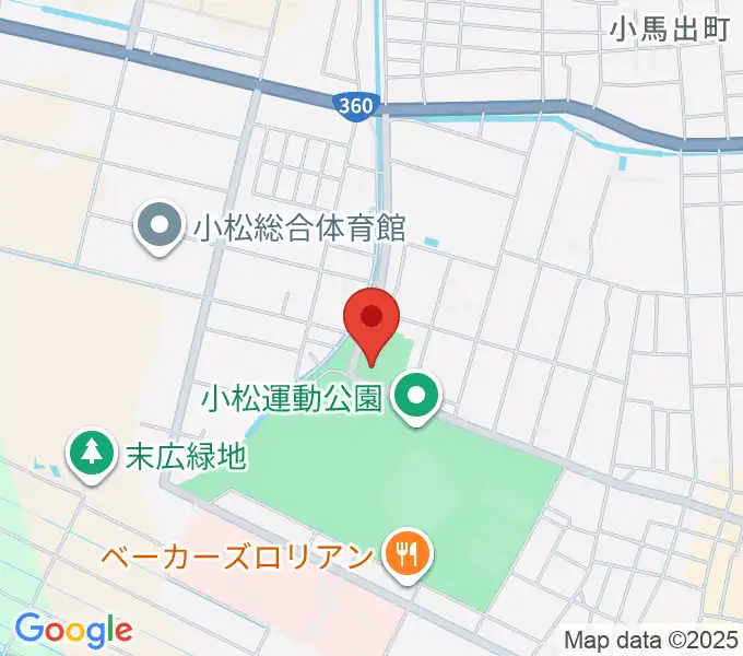 義経アリーナの地図