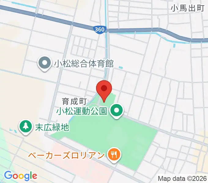 義経アリーナの地図