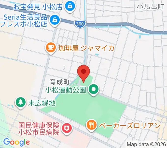 義経アリーナの地図