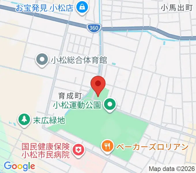 義経アリーナの地図