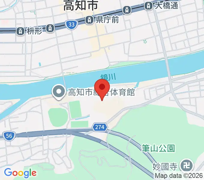 りょうまスタジアムの地図
