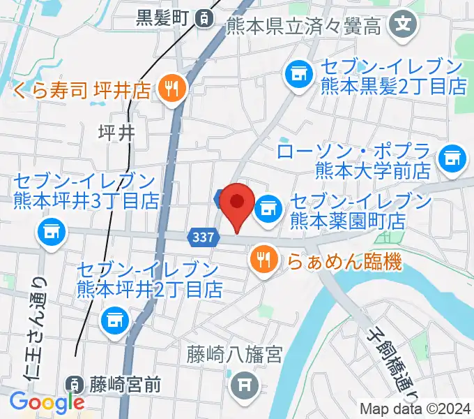 ロック会館の地図