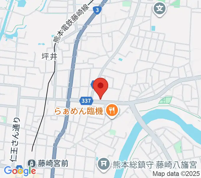 ロック会館の地図