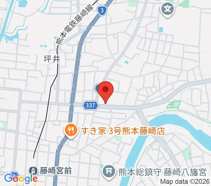 ロック会館の地図
