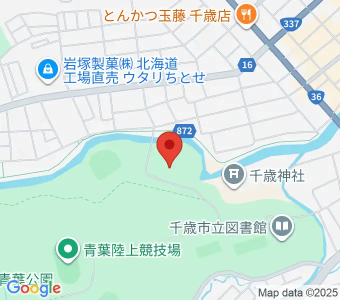 ダイナックスアリーナの地図