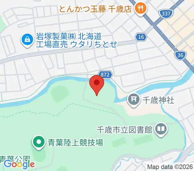 ダイナックスアリーナの地図