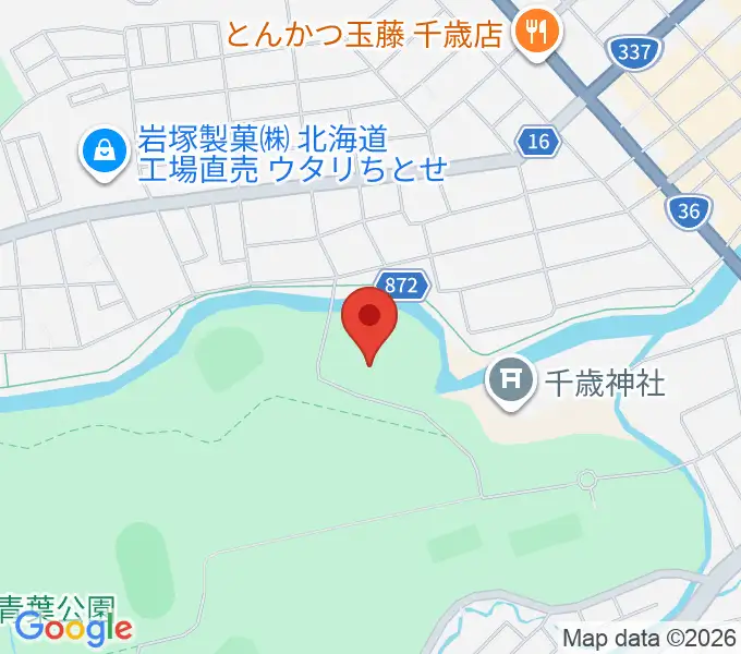 ダイナックスアリーナの地図